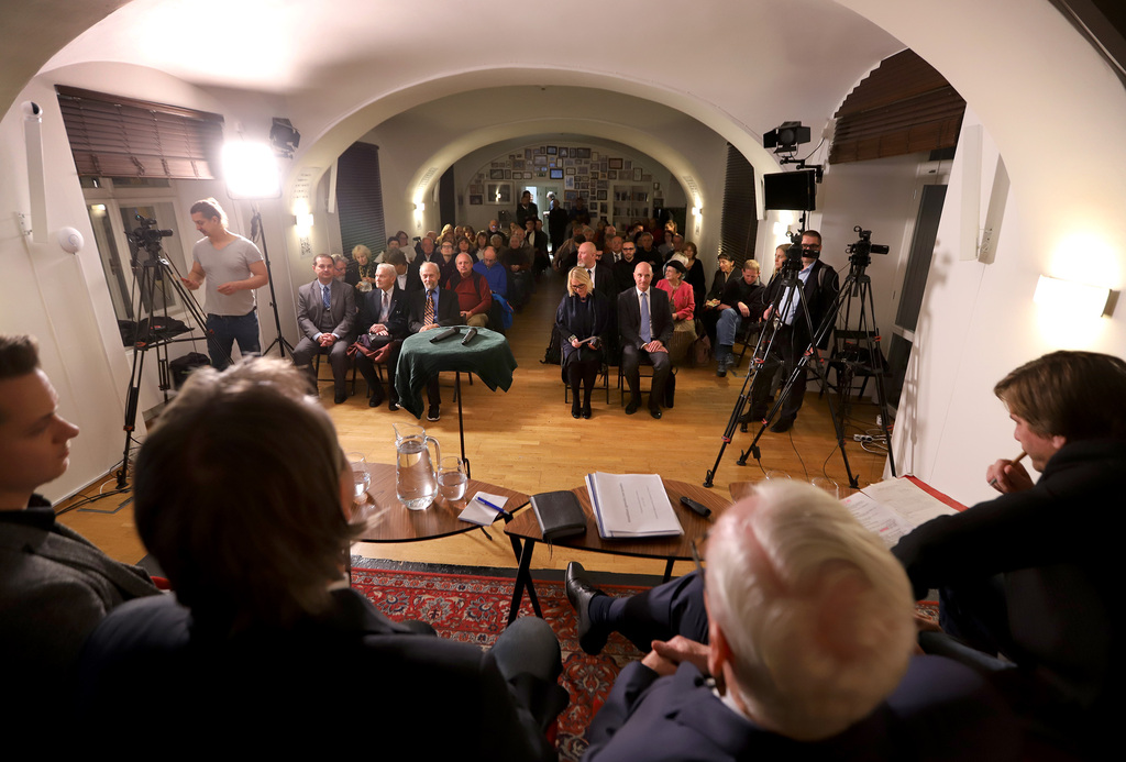 Přednáška na téma rehabilitace generála Jana Syrového v Knihovně Václava Havla