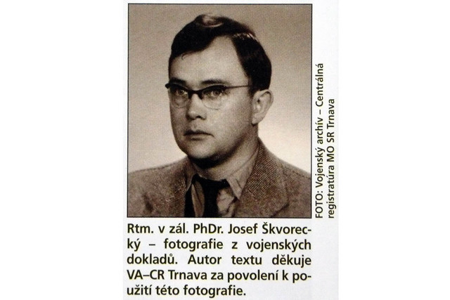 Spisovatelova „vojenská“ fotografie