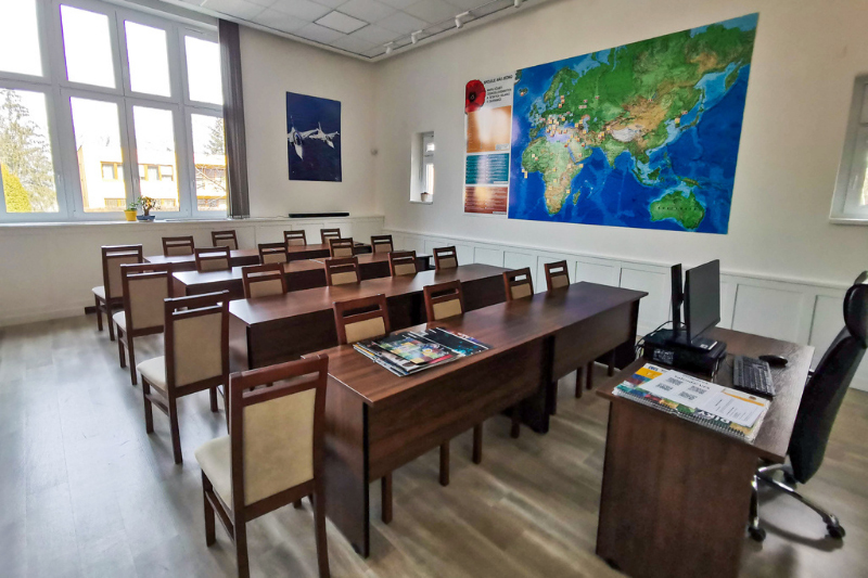 Přednáškový sál pro pořádání workshopů a školení najde uplatnění, jakmile to dovolí epidemická situace