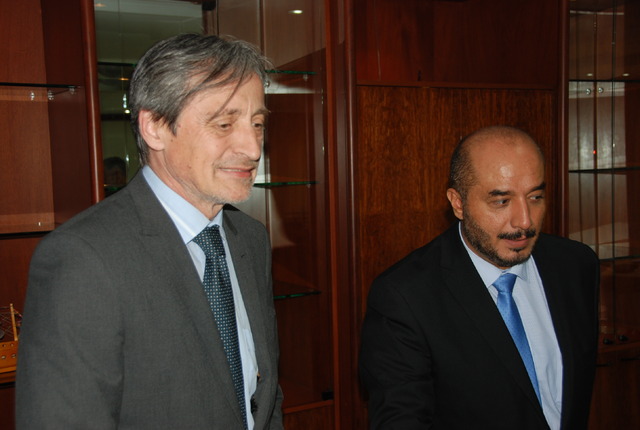 S ministrem vnitra Peru José Luisem Pérezem Guadalupe 