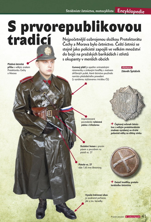 Ukázka z magazínu o květnovém povstání 1945
