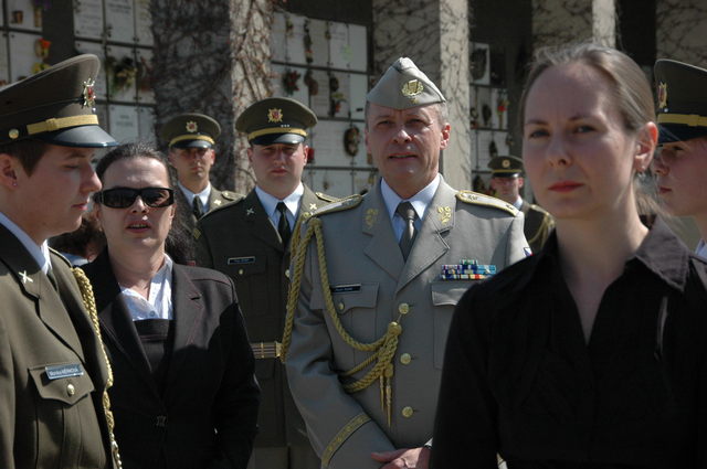 Iveta Hlásecká a gen. Pavel Adam
