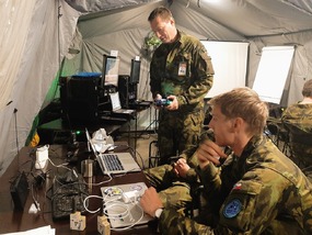 Aktivní zálohy AKIS, IZS a Radioclub AČR cvičí zvládání mimořádných situací