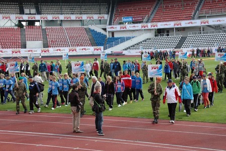 Mladí sportovci nastupují