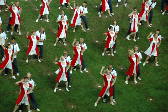 Závěrečné cvičení dorostu, mužů a žen - kontrasty i souznění