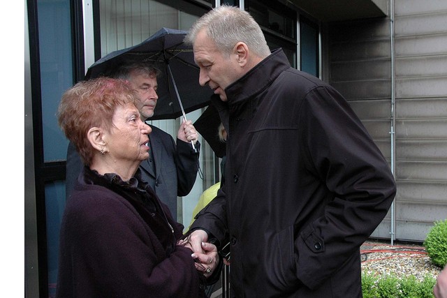Vlastimil Picek s manželkou zesnulého generála
