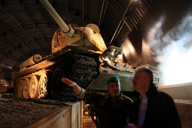 Polská delegace při návštěvě VTM Lešany