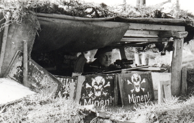 Jedno z našich pozorovacích stanovišť u Dunkerque