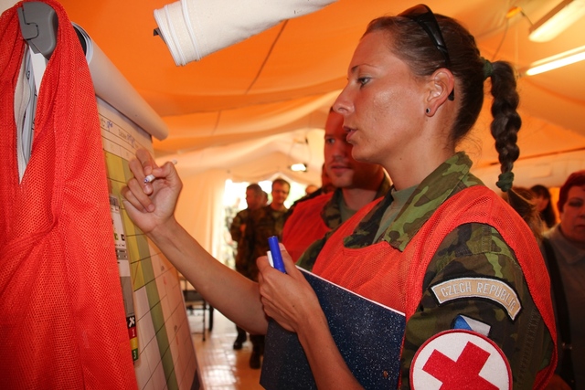 Zdravotní sestra provede ihned po příjmu pacienta záznam o jeho stavu