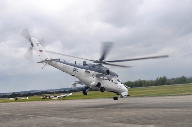 Vrtulník Mil Mi-24/35 22. základny vrtulníkového letectva (ilustrační foto)
