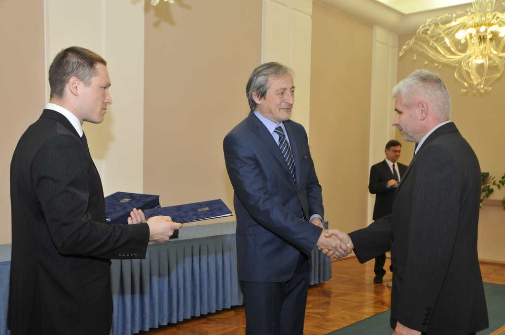 Jeden z oceněných občanských zaměstnanců