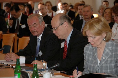 Jedním z hostů konference byl také 1. místopředseda Senátu Přemysl Sobotka