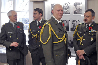Hosté při otvírání Komunitního centra pro válečné veterány v Olomouci.