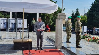 Ministr obrany Lubomír Metnar při projevu