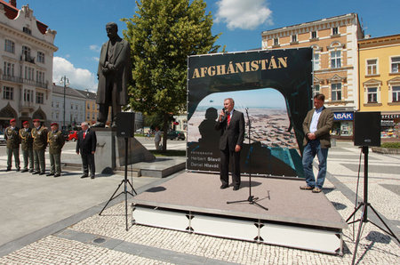 Starosta Prostějova při svém projevu