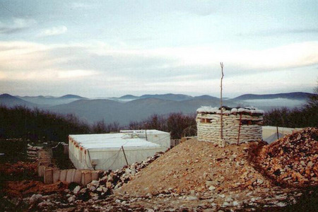 Stanoviště T-23, kde zahynuli dva čeští vojáci
