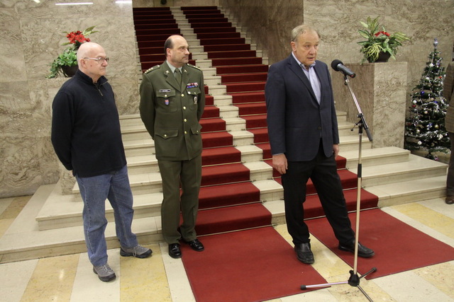 Zleva Jiří Sozanský, Aleš Knížek a Martin Palouš