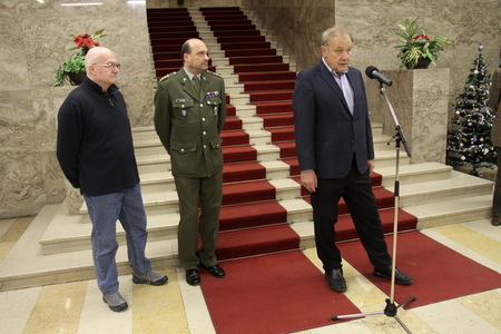 Zleva Jiří Sozanský, Aleš Knížek a Martin Palouš