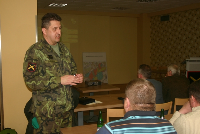 Návrh posádkového cvičiště představil velitel 13. db plukovník Jan Třináctý