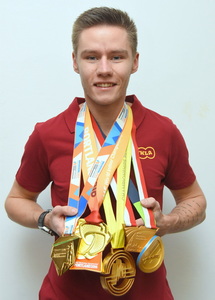 5 zlatých medailí Pavla Masláka