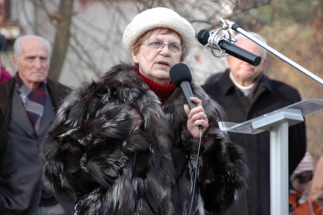 S osobní vzpomínkou vystoupila také neteř gen. Pernického