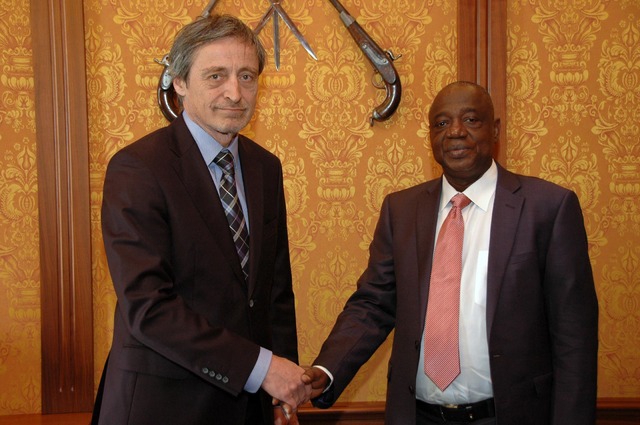 Ministr obrany ČR a Ghany před jednáním