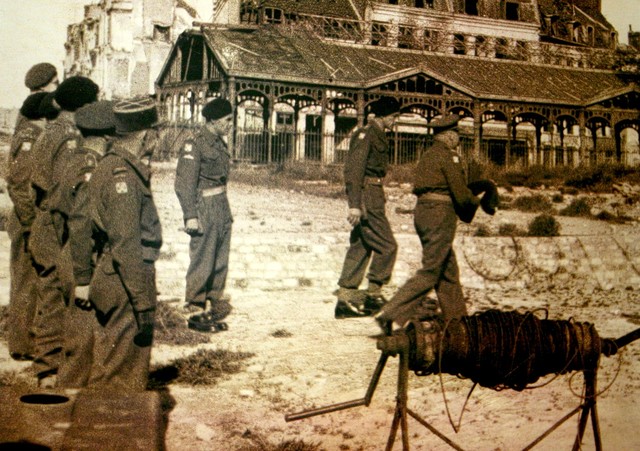 Generál Liška po převzetí německé kapitulace