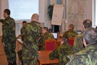  Příslušníci štábu 7. BÚU při přípravě