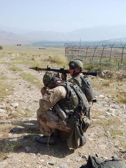 Výcvik ve střelecké přípravě - střelba z RPG-7