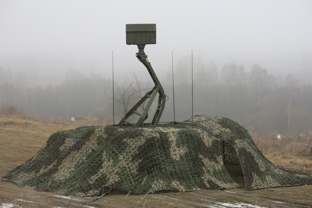 Informace o vzdušné situaci získávají strakoničtí vojáci také z radiolokátoru  RVR (ilustrační foto)