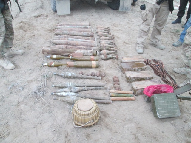  Obsah zajištěné skrýše