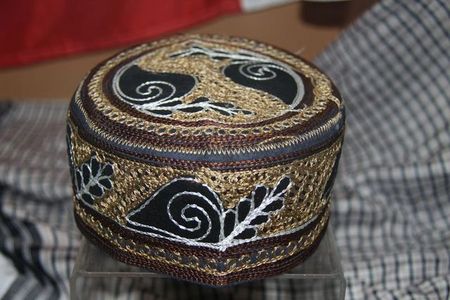 Typická afghánská čapka 