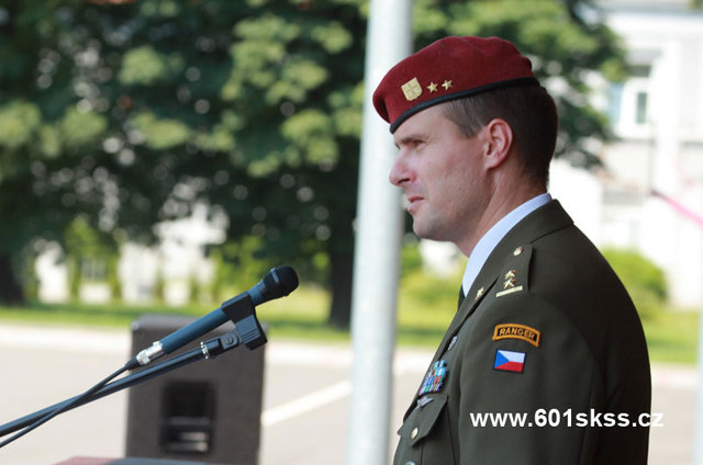 Velitel 601. skss podplukovník Karel Řehka 