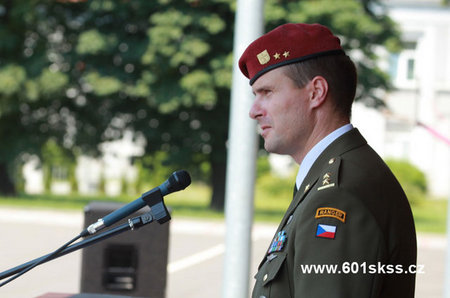 Velitel 601. skss podplukovník Karel Řehka 