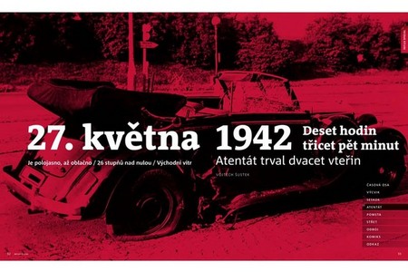 Nový magazín Reflexu k atentátu na Heydricha, na němž spolupracoval VHÚ Praha, se dostane i k vojákům do mise