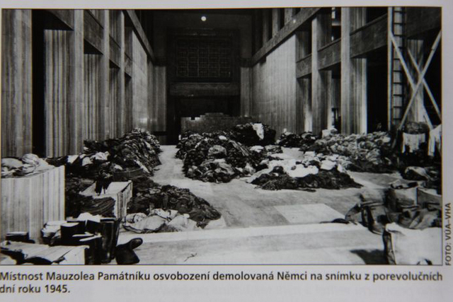 Stav v roce 1945
