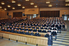  Aulu zaplnili úspěšní absolventi nástupnické přípravy PČR spolu s instruktory