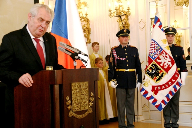 Vystoupení Miloše Zemana