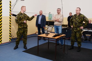 Ukázka možností výcviku na střeleckém simulátoru SAVIT