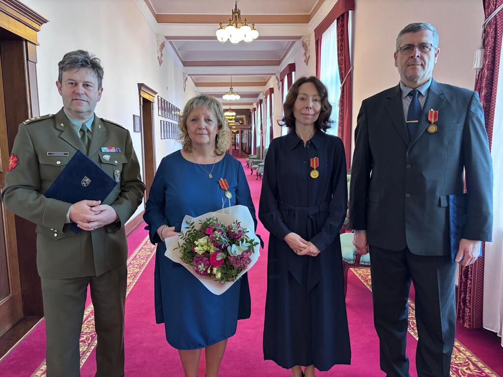 Společná fotografie oceněných