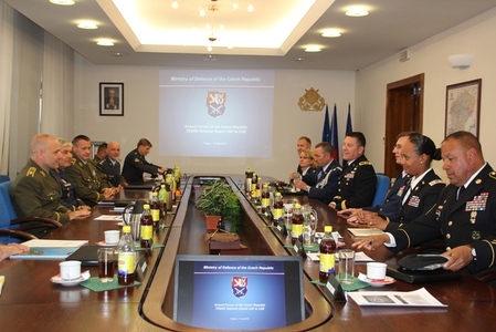 Zástupci Národní gardy států Texas a Nebraska navštívili Českou republiku