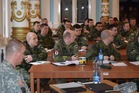  Příslušníci štábu 7. BÚU při přípravě