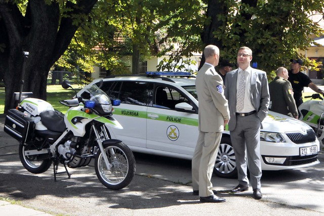 Pro hosty byla připravena také ukázka vozidel VP