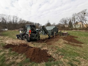 Terénní úpravy v oblasti Litovelska