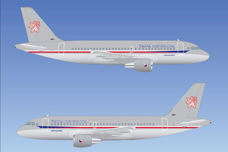 Detailní podoba designu vojenských airbusů 