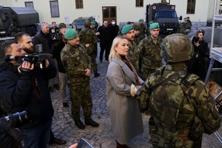 Technika i výzbroj útvaru ministryni mimořádně zajímala