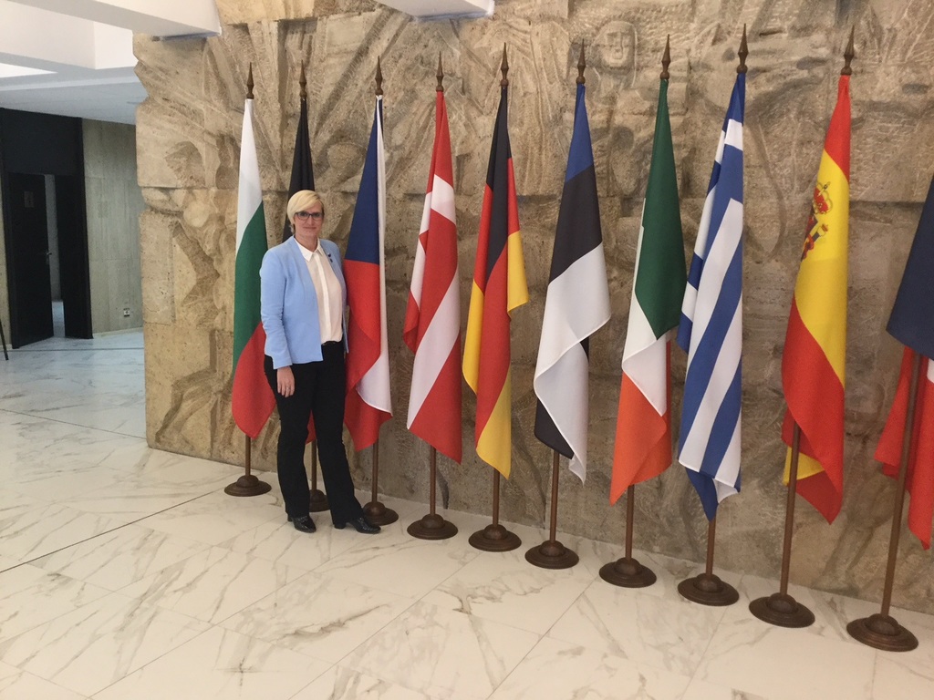 Ministryně obrany Karla Šlechtová na jednání ministrů obrany EU v Sofii