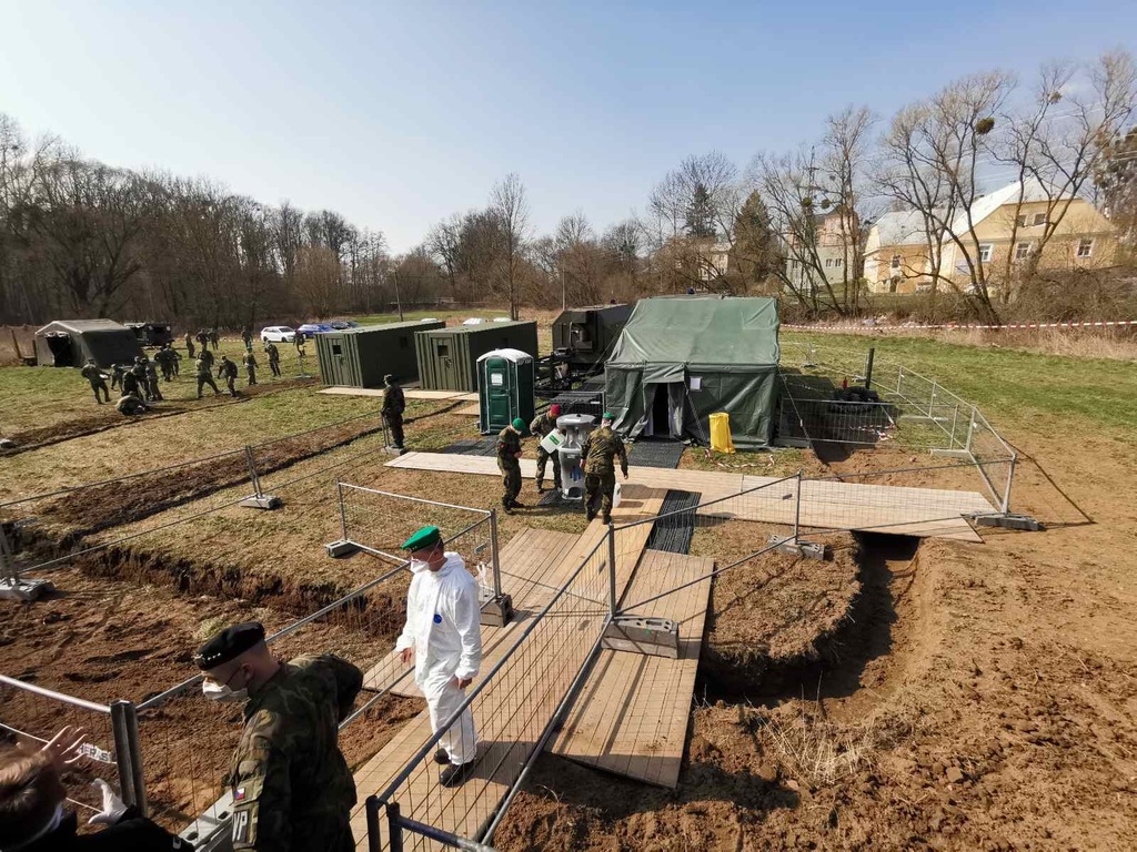 Terénní úpravy v oblasti Litovelska