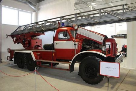 Automobilový žebřík 30, vůz Zil 157 z roku 1968