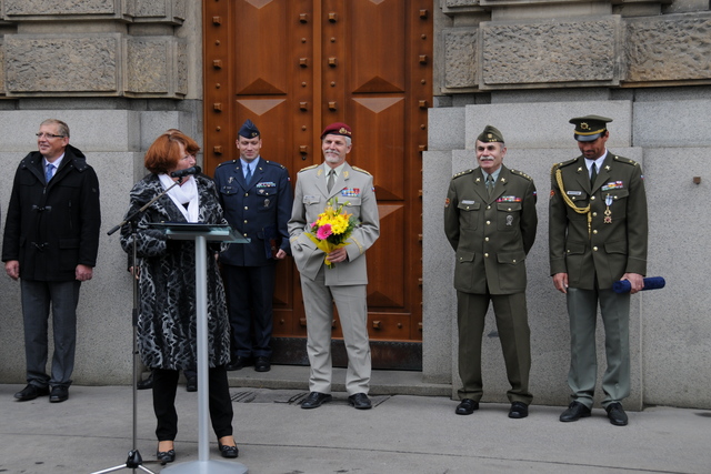 Na výstavě promluvila i starostka Prahy Kousalíková